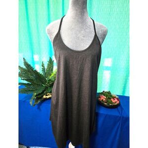 Shein Charcoal Racerback Tank Dress Size L